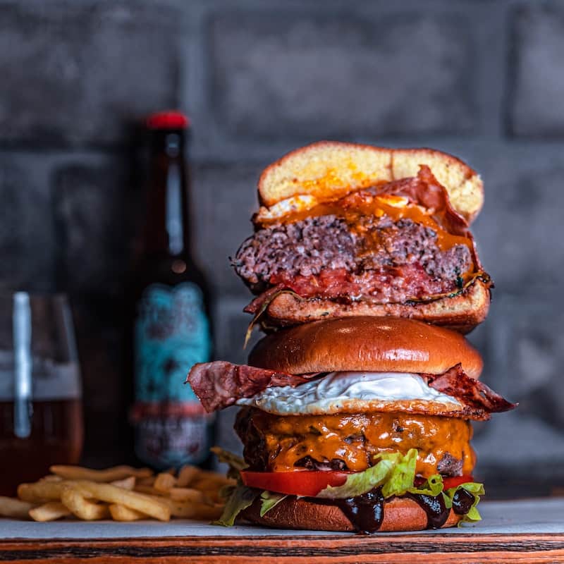 Photo a arranged food